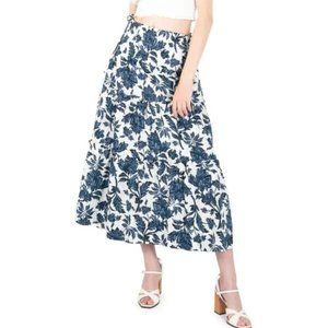 Super Natural by SECRET MISSION Ellie Floral Tiered Maxi Skirt